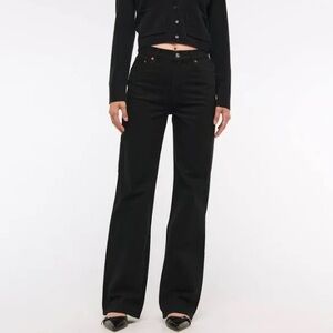 Abercrombie & Fitch Black High Rise Jeans like new!